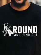 Erkek Around Baskılı Süprem T-shirt resmi